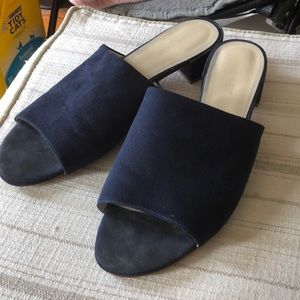 Nine West open toe mule